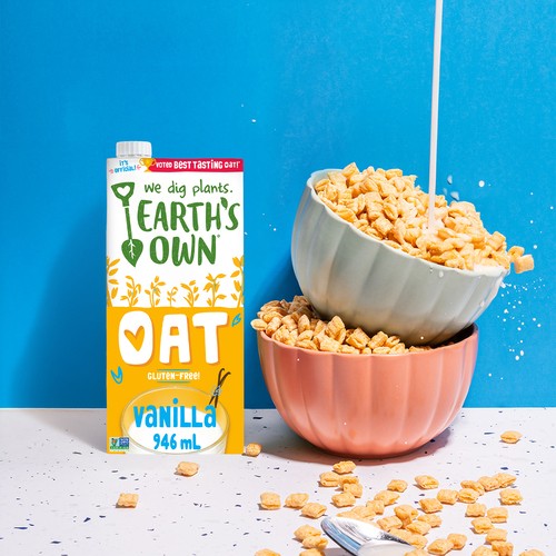 Earth's Own Gluten-Free Oat Milk Alternative Vanilla 946 ml