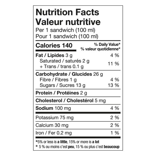 Nestlé Parlour Frozen Dessert Sandwiches Vanilla 6 x 100 ml