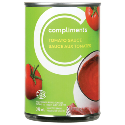 Compliments Canned Tomato Sauce 398 ml