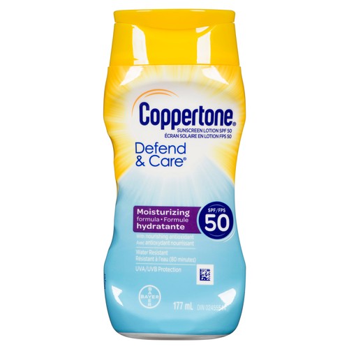Coppertone Defend & Care Lotion SPF50 177 ml