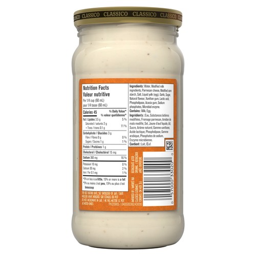 Classico Pasta Sauce Alfredo 410 ml