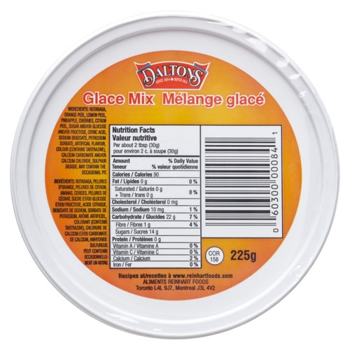 Daltons Mix Glace 225 g
