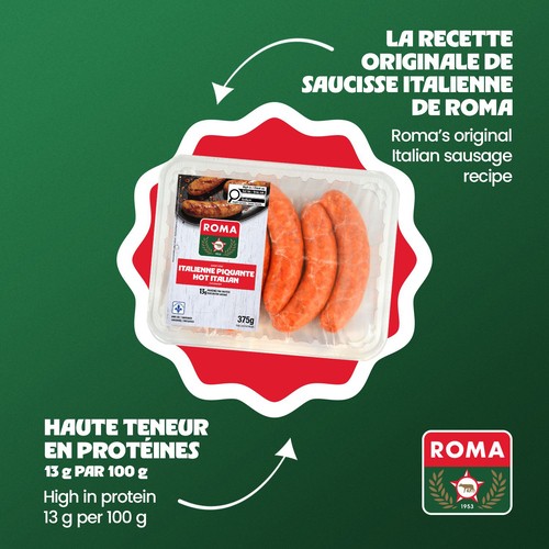 Roma Sausage Hot Italian 375 g