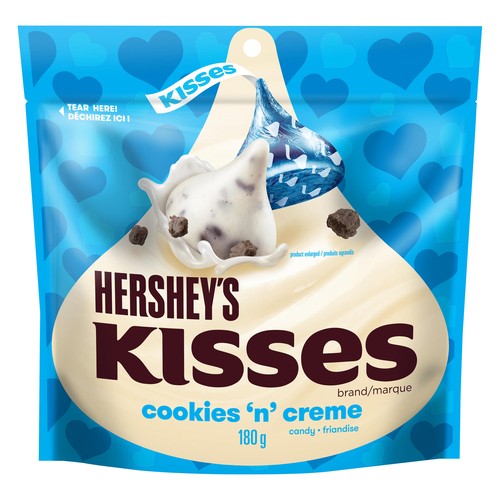 Hershey's Kisses Chocolate Cookies 'N' Creme 180 g