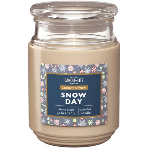 Candle-lite Candle Jar Snow Day 1 Pack