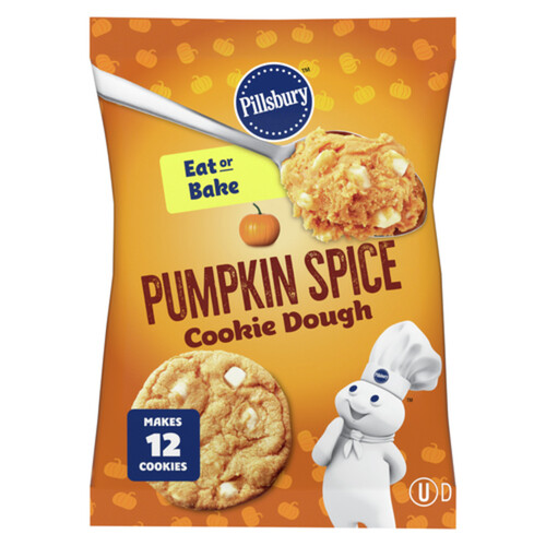 Pillsbury Ready-to-Bake Cookies Dough Pumpkin Spice 396 g