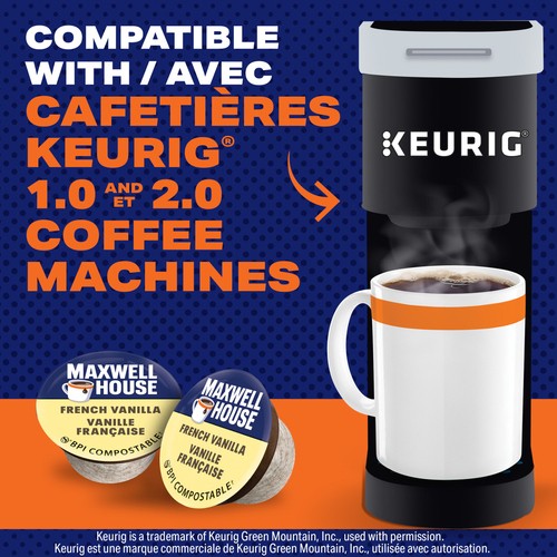 Maxwell House Coffee Pods French Vanilla 12 K-Cups 108 g