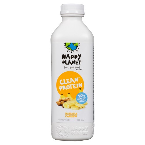 Happy Planet Smoothie Clean Protein Banana Cashew 900 ml