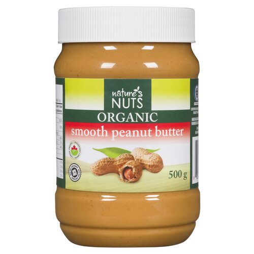 Nature's Nuts Organic Peanut Butter Smooth 500 g