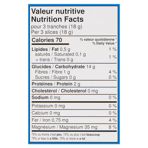 Le Pain Des Fleurs Gluten-Free No Salt Crispbread Buckwheat 150 g