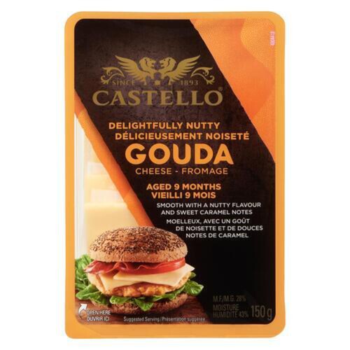 Castello Aged Cheese Slices Gouda 150 g