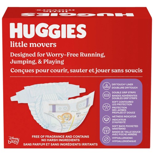 Huggies Little Movers S7 Over 41 Pounds Diapers 42 EA