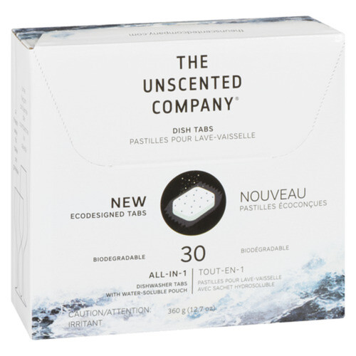 The Unscented Company Dishwasher Tabs Unscented 30 EA