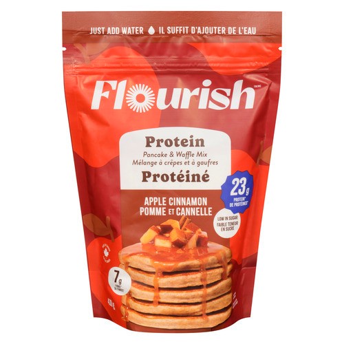 Flourish Protein Pancake & Waffle Mix Apple Cinnamon 430 g
