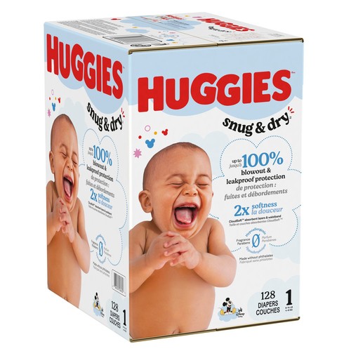 Huggies Snug And Dry Diapers Size 1 128 Count