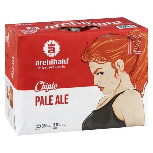 Archibald Chipie Beer 5% Alcohol 12 x 355 ml (cans) 