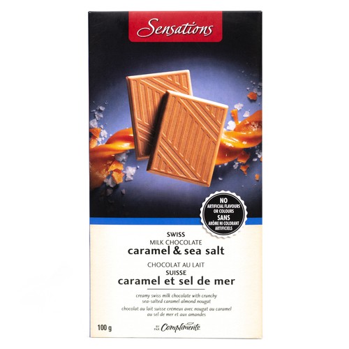 Sensations Milk Chocolate Caramel Sea Salt 100 g