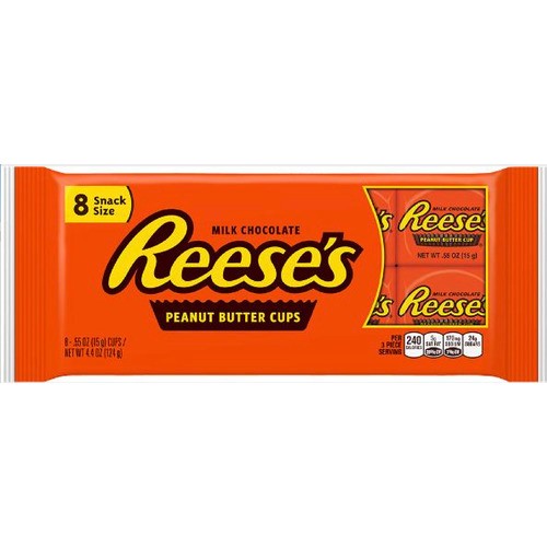 Reese Milk Chocolate Peanut Butter Cups 8 Pack 124 g