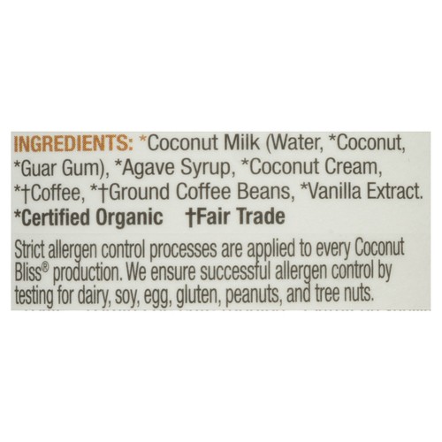 Luna & Larry's Coconut Bliss Organic Non-Dairy Frozen Dessert Cold Brew Coffee 473 ml
