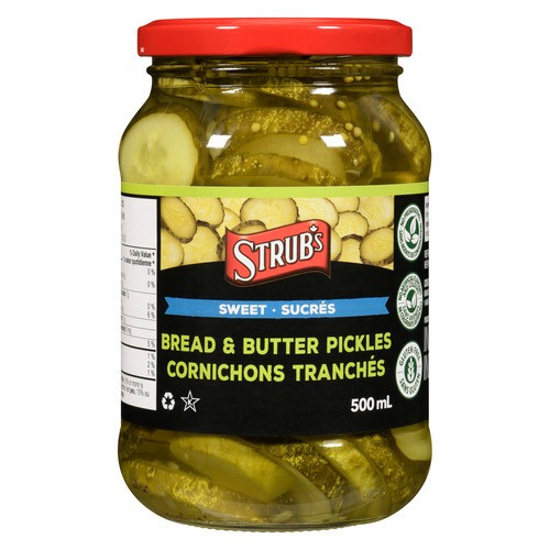 Strub's Bread & Butter Pickles Sweet 500 ml