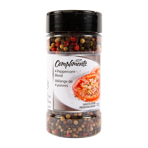 Compliments Spice 4 Peppercorn Blend 120 g