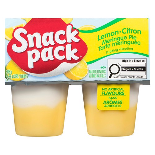 Snack Pack Pudding Lemon Meringue Pie 4 x 99 g