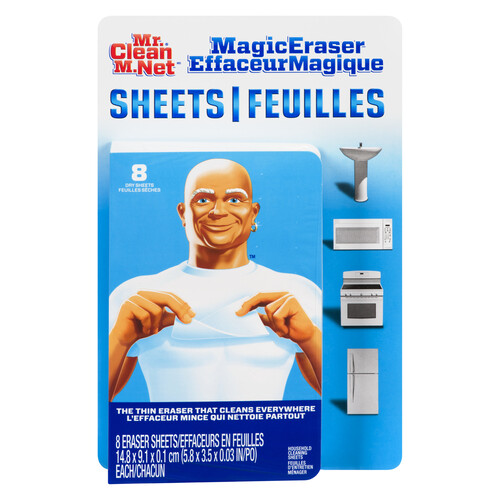Mr. Clean Magic Eraser Cleaner 8 Sheets 