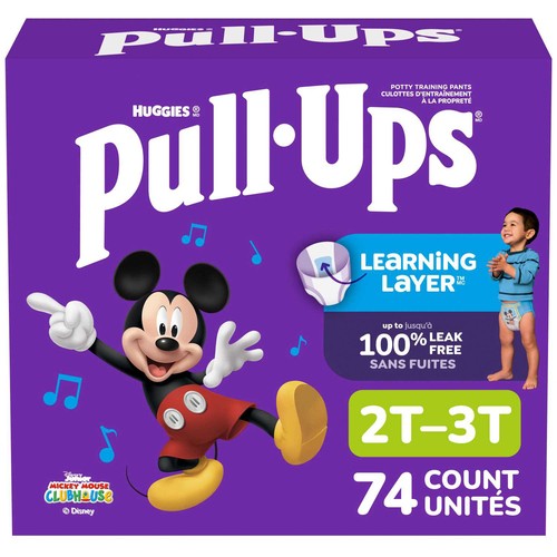 Huggies Pull-Ups Boy's Potty Training Pants 2T-3T 74 Count