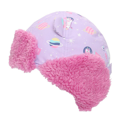 FlapJack Water Repellent Trapper Hat Unicorn Liliac Medium 1 Count