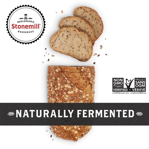 Stonemill Bakehouse Authentic Sourdough Rye Multigrain Bread 550 g