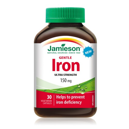 Jamieson Gentle Iron Ultra Strength Capsules 30 Count