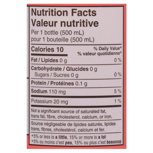 Canada Dry Ginger Ale Zero Sugar Raspberry Lemonade 500 ml (bottle)
