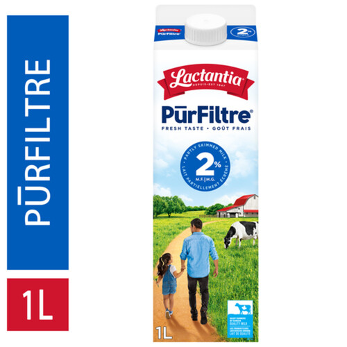 Lactantia PūrFiltre Milk 2% Partly Skimmed 1 L