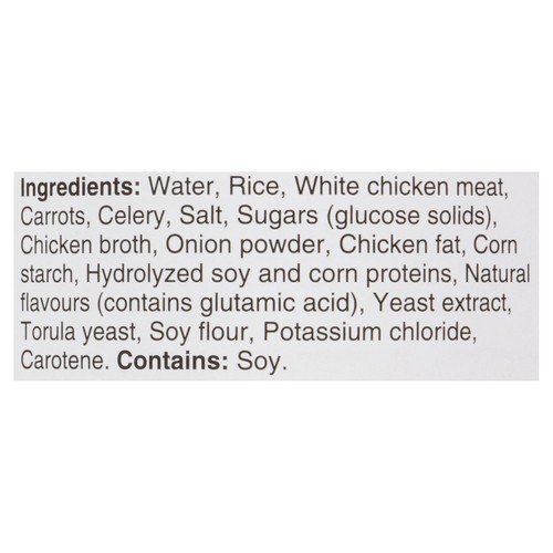 St-Hubert Less Salt Chicken Rice Soup 540 ml