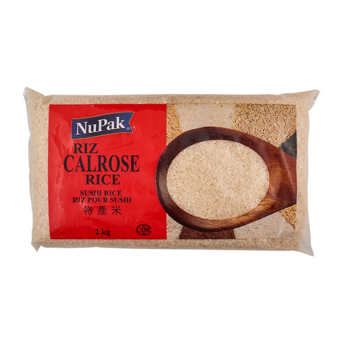 NuPak Calrose Rice (Sushi Rice) 2 kg