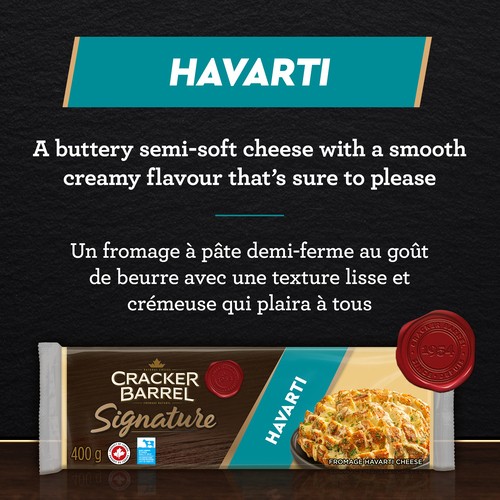 Cracker Barrel Cheese Havarti 400 g