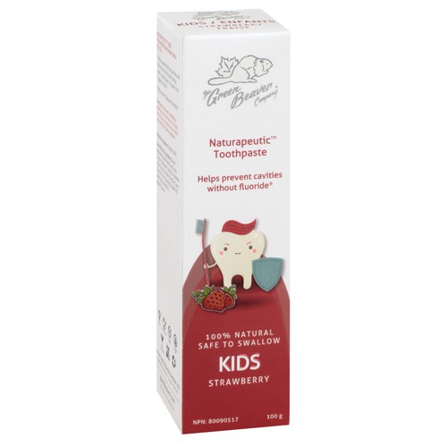 The Green Beaver Kids Toothpaste Strawberry 100 g