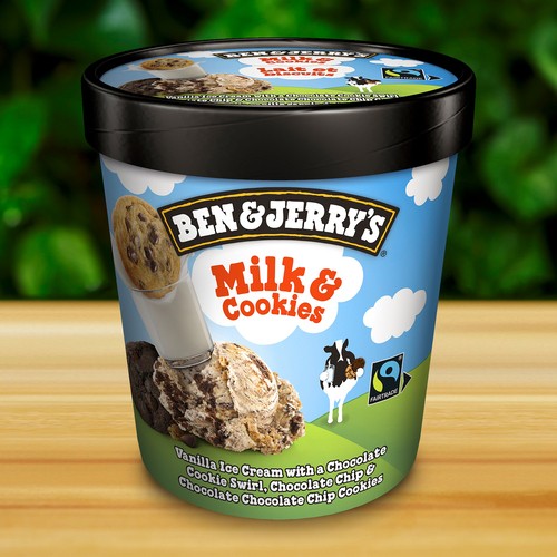 Ben & Jerry's Ice Cream Milk & Cookies 473 ml