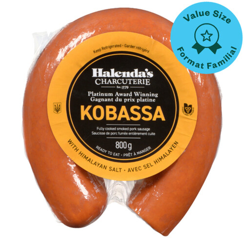 Halenda's Pork Sausage  Kobassa Family Size 800 g