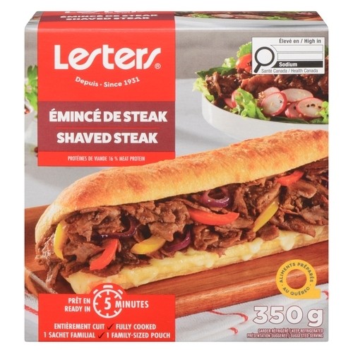 Lesters Foods Shaved Steak 350 g