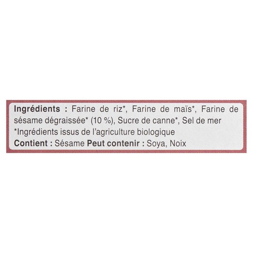 Emile Noel Gluten-Free Organic Cracker Sesame 100 g