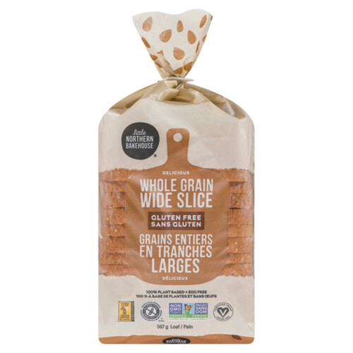 Little Northern Bakehouse Gluten-Free Bread Whole Grain Wide Slice 567 g (frozen)