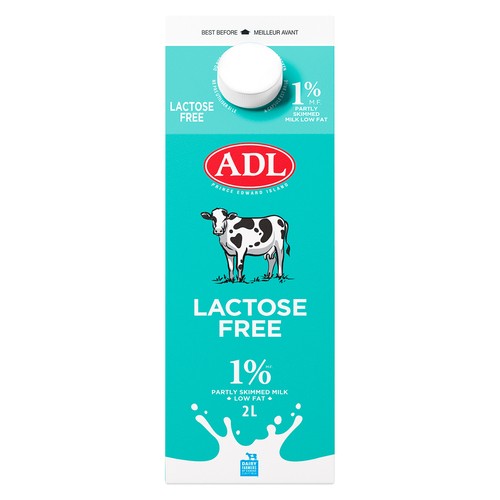 ADL Lactose-Free 1% Milk Partly Skimmed 2 L