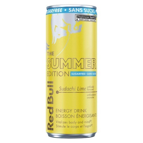 Red Bull Sugar-Free Energy Drinks The Summer Edition Sudachi Lime 250 ml (can)