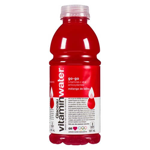 Glacéau Vitamin Water Go-Go Mixed Berries 591 ml (bottle)