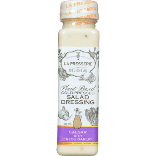 La Presserie Vegan Salad Dressing Caesar Garlic 213 ml