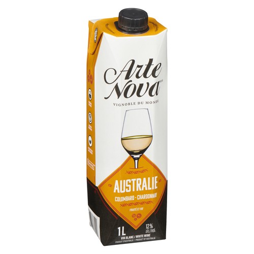 Arte Nova White Wine Australian 12% Alcohol 1 L 