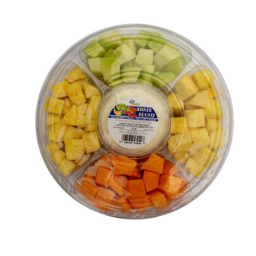 Large Pre-Cut Fruit Tray With Dip 2.8 kg