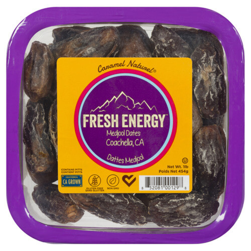 Caramel Natural Fresh Energy Medjool Dates 454 g