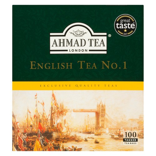 Ahmad Tea London English Tea No. 1 100 Tea Bags